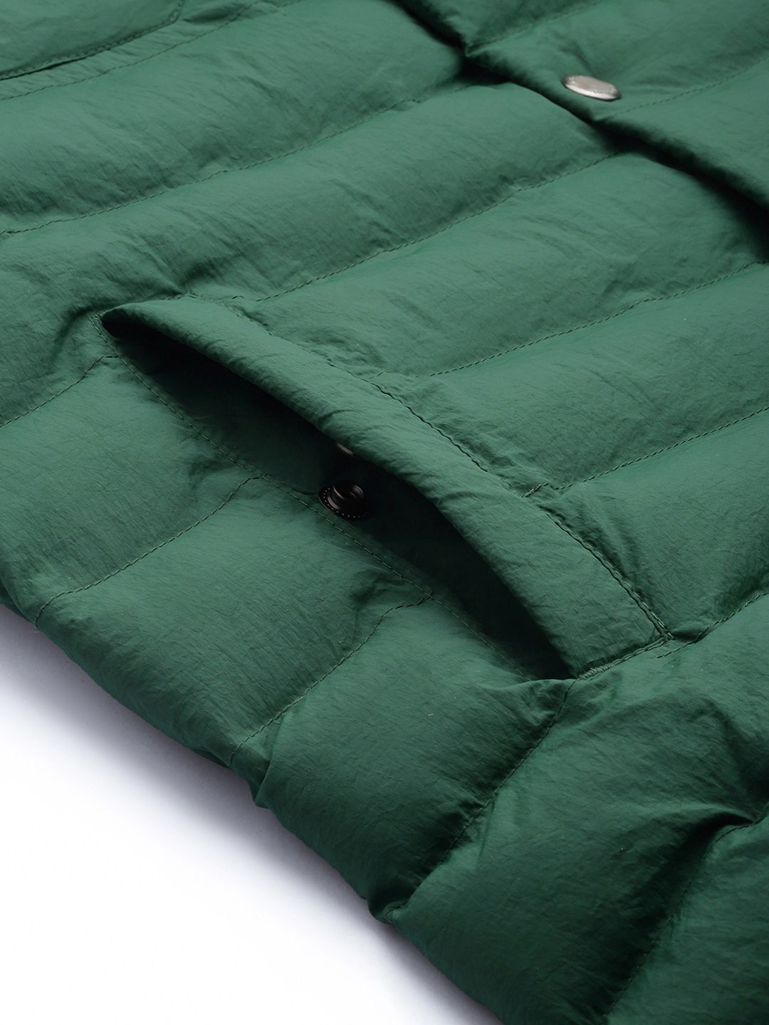 Mr Bowerbird Band Collar Tailored Fit Puffer Jacket