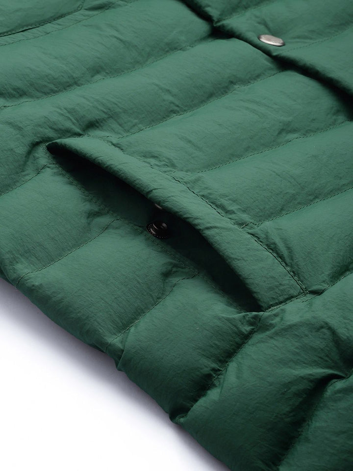 Mr Bowerbird Band Collar Tailored Fit Puffer Jacket