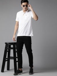 Park Avenue Men Polo Collar Pure Cotton Slim Fit T-shirt