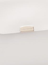 Lino Perros Structured Satchel Bag with Zip Detail