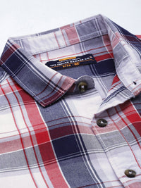 The Indian Garage Co Men Tartan Checked Casual Shirt