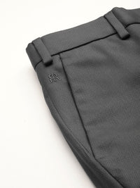 Raymond Men Textured Slim Fit Trousers