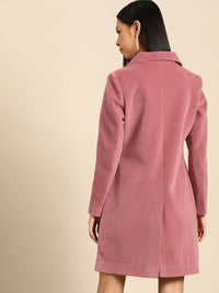all about you Longline Velvet Overcoat