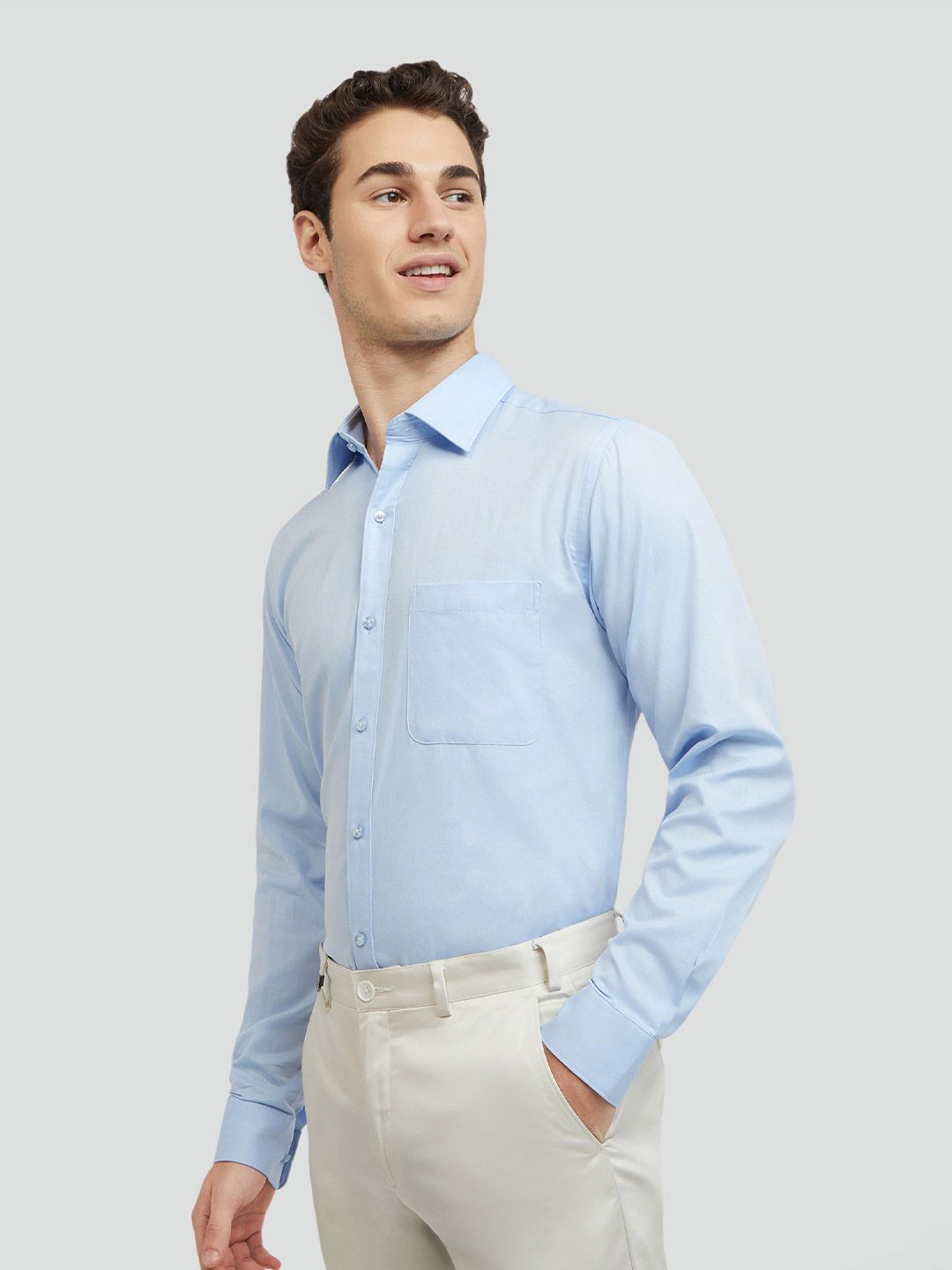 Raymond Pure Cotton Slim Fit Formal Shirt
