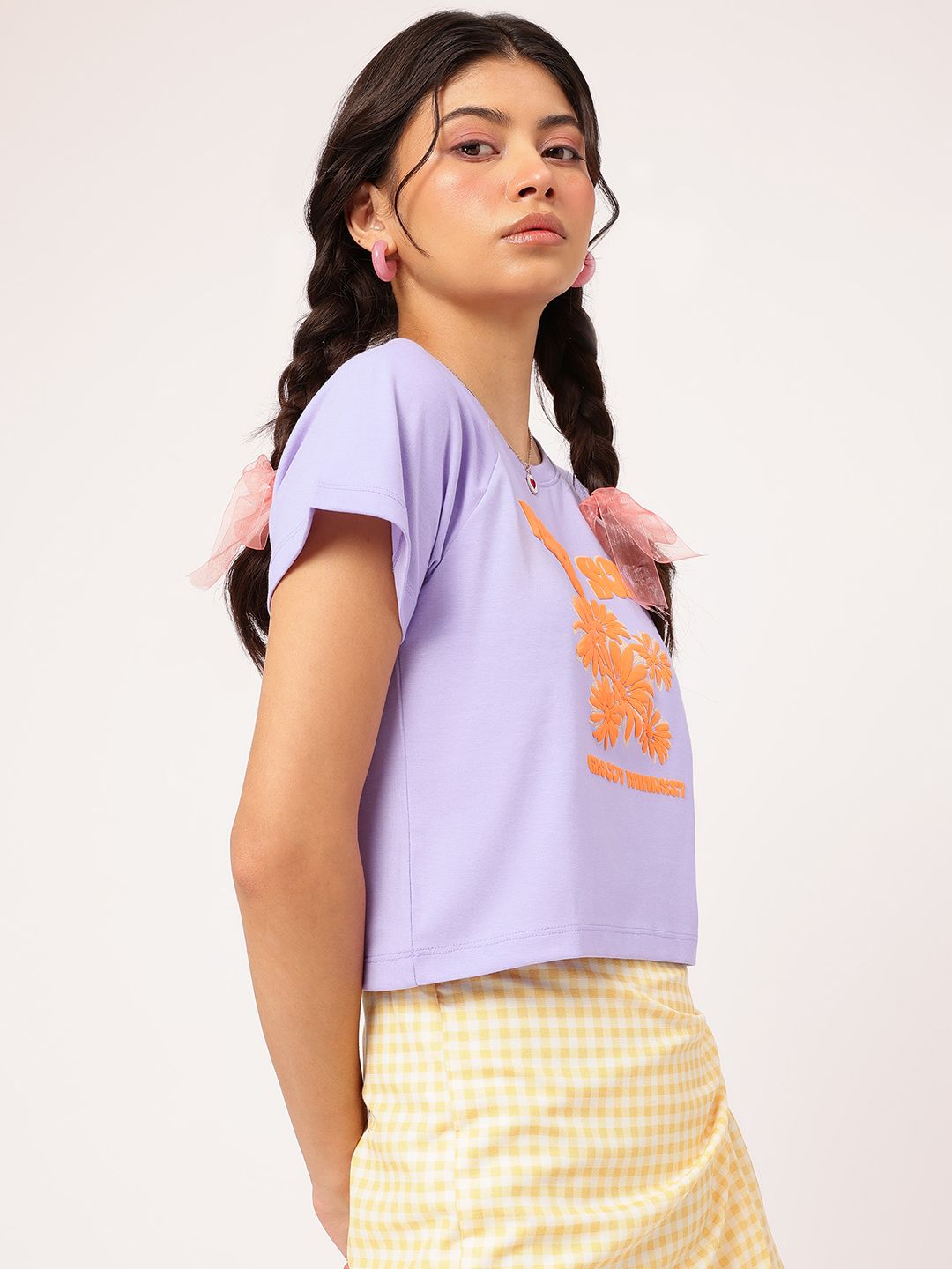 DressBerry Floral Soul Embossed T-shirt