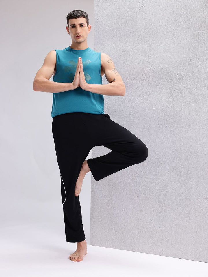 HRX by Hrithik Roshan Brand Logo Print Yoga T-shirt