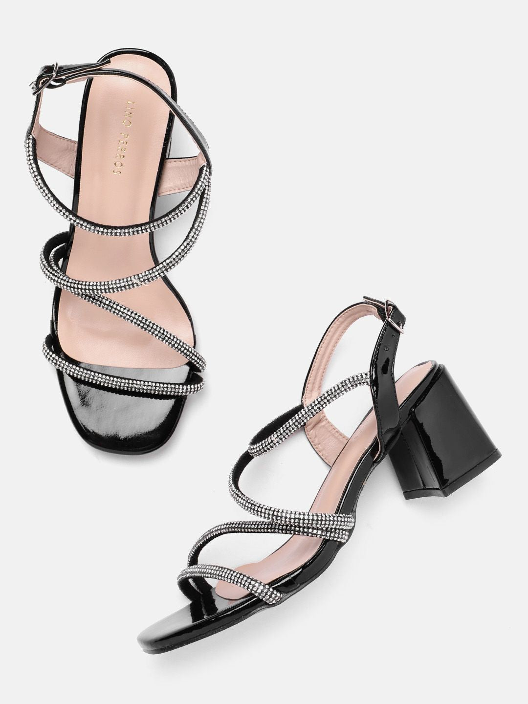Lino Perros Embellished Block Heels