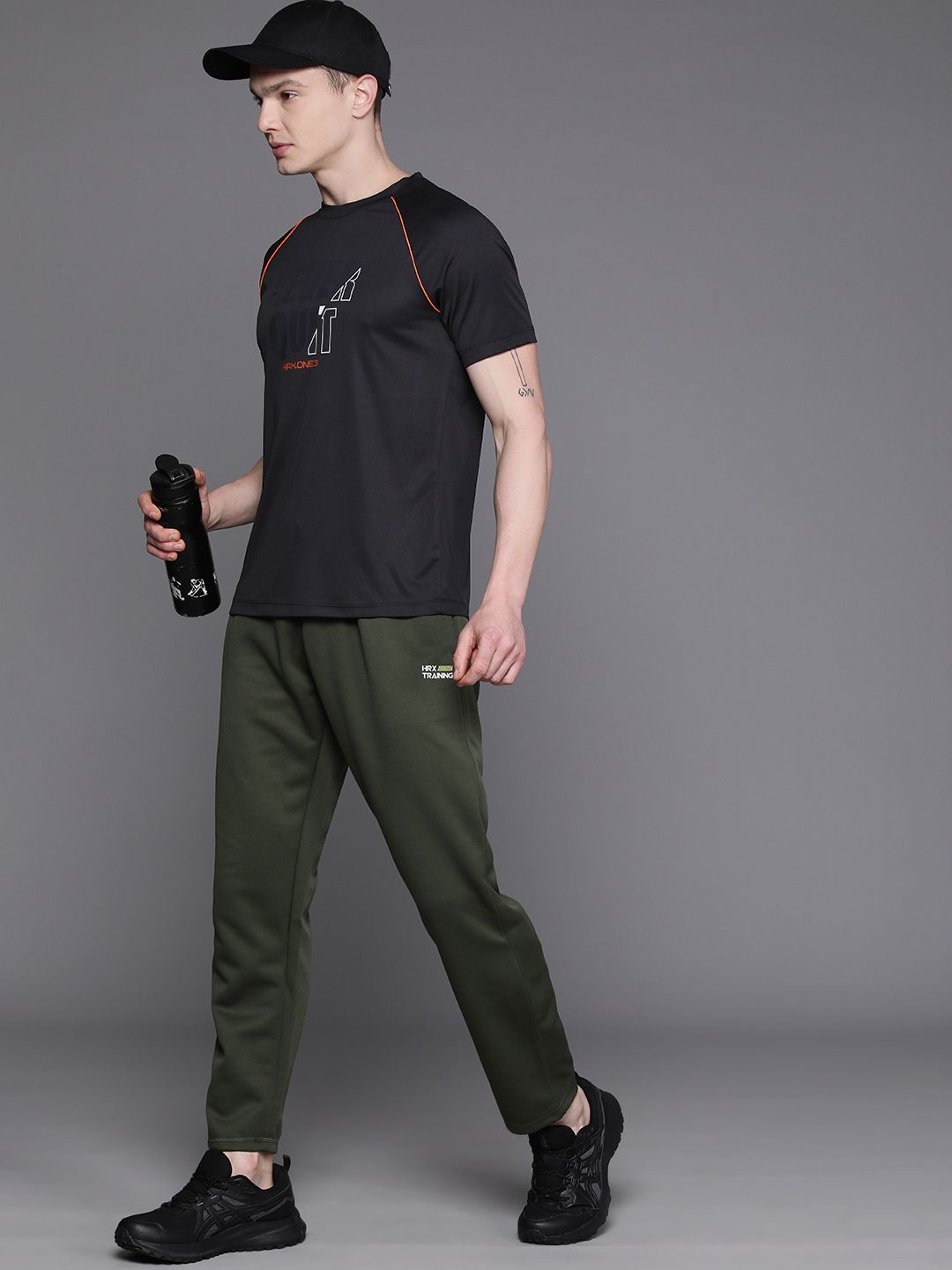 HRX by Hrithik Roshan Printed Rapid-Dry Training T-shirt
