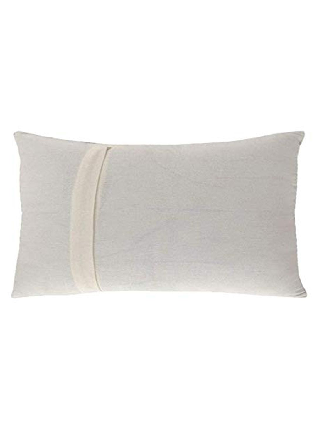STITCHNEST Blue & Beige Set of 2 Geometric Rectangle Cushion Covers