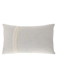 STITCHNEST Blue & Beige Set of 2 Geometric Rectangle Cushion Covers