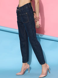 STREET 9 Women Blue Urban Tapered Fit Jeans