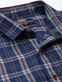 The Indian Garage Co Men Tartan Checked Casual Shirt