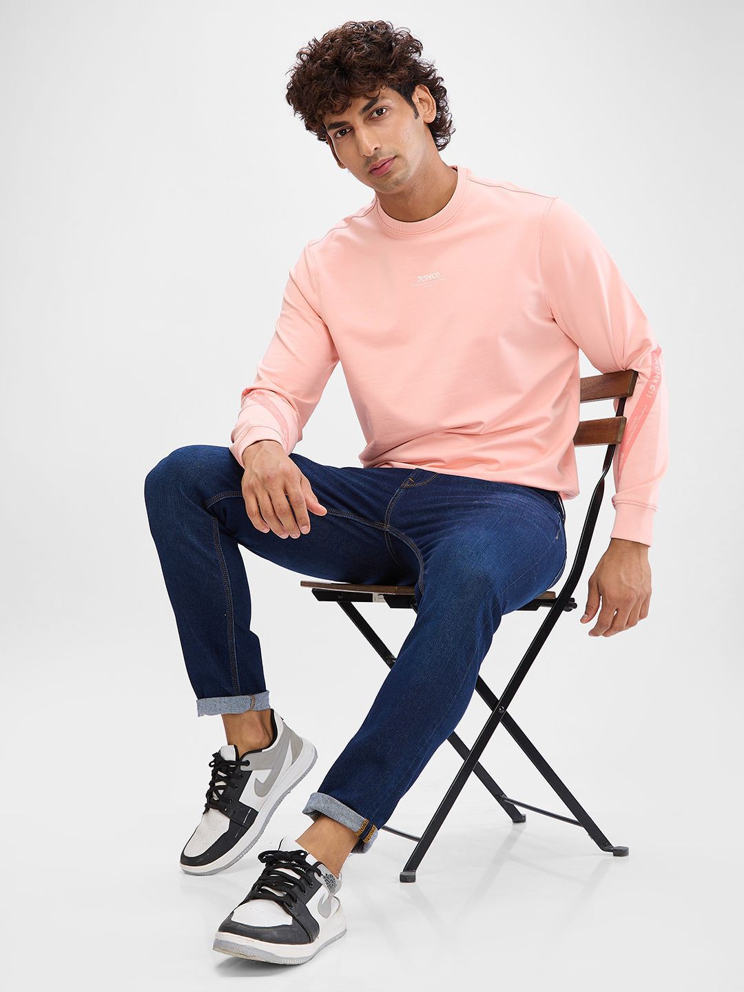 SPYKAR Men Solid Hooded Sweatshirt