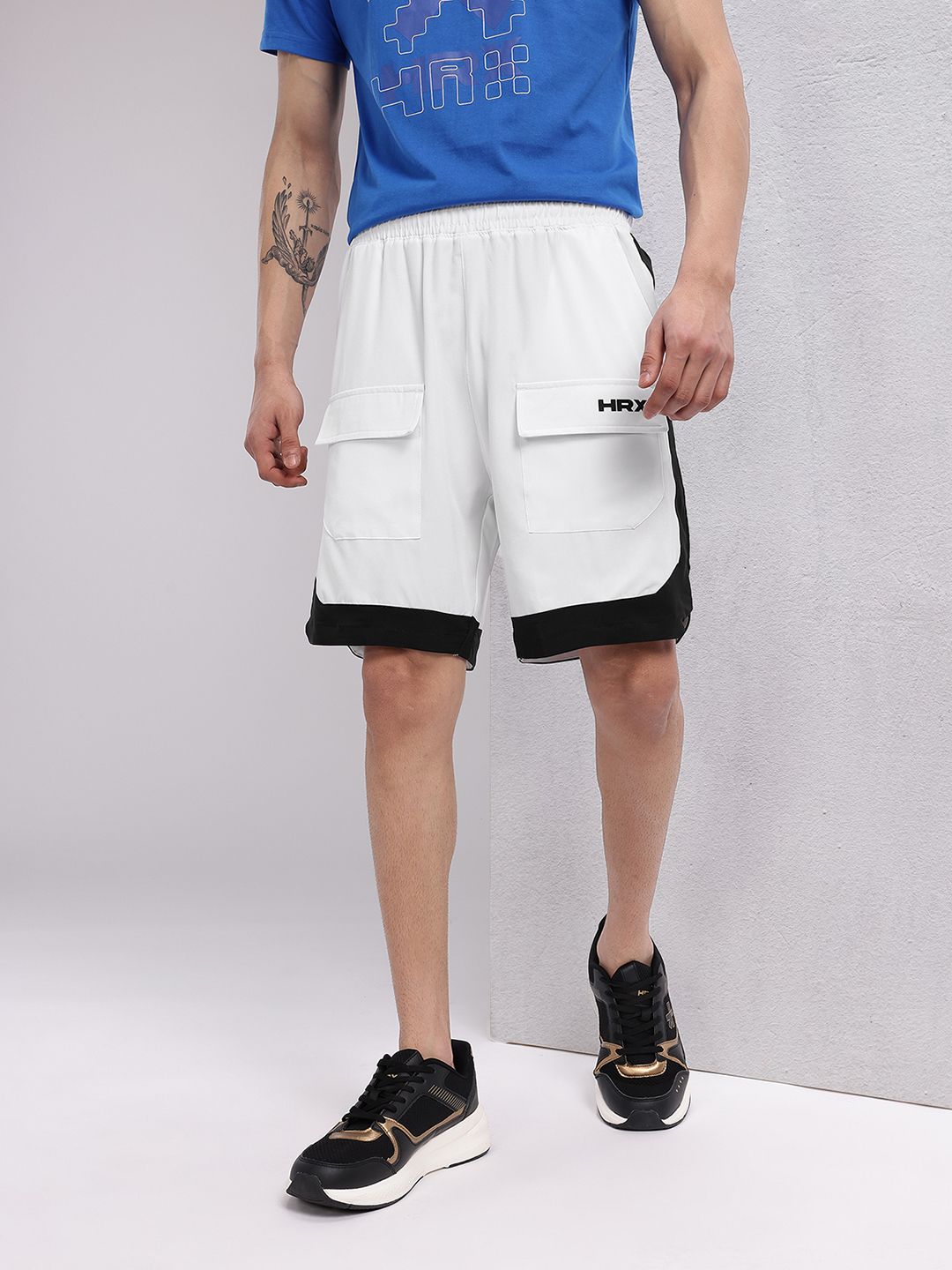 HRX by Hrithik Roshan Men Rapid-Dry Cargo Shorts