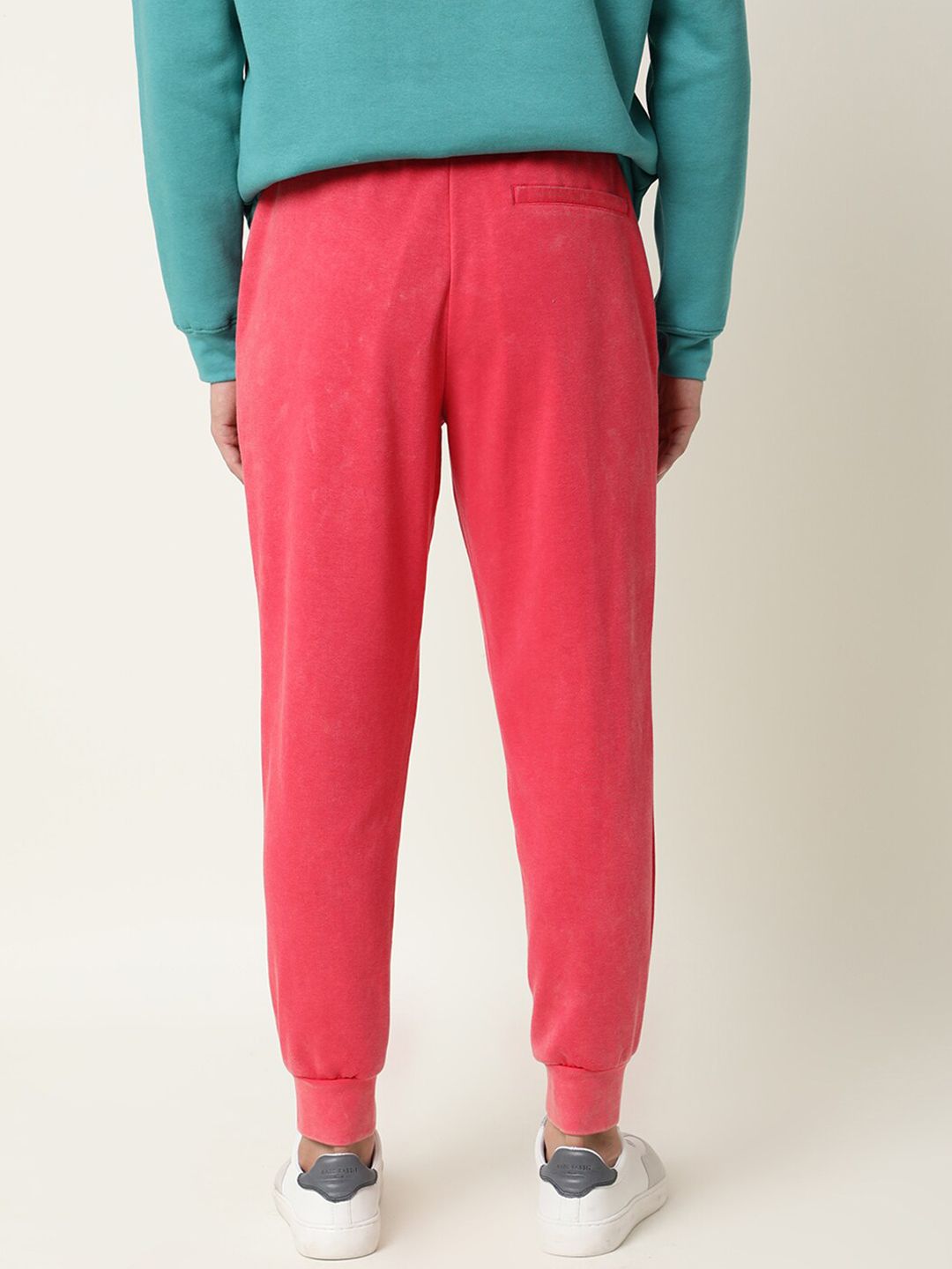 RARE RABBIT Men Titan Slim Fit Solid Cotton jogger