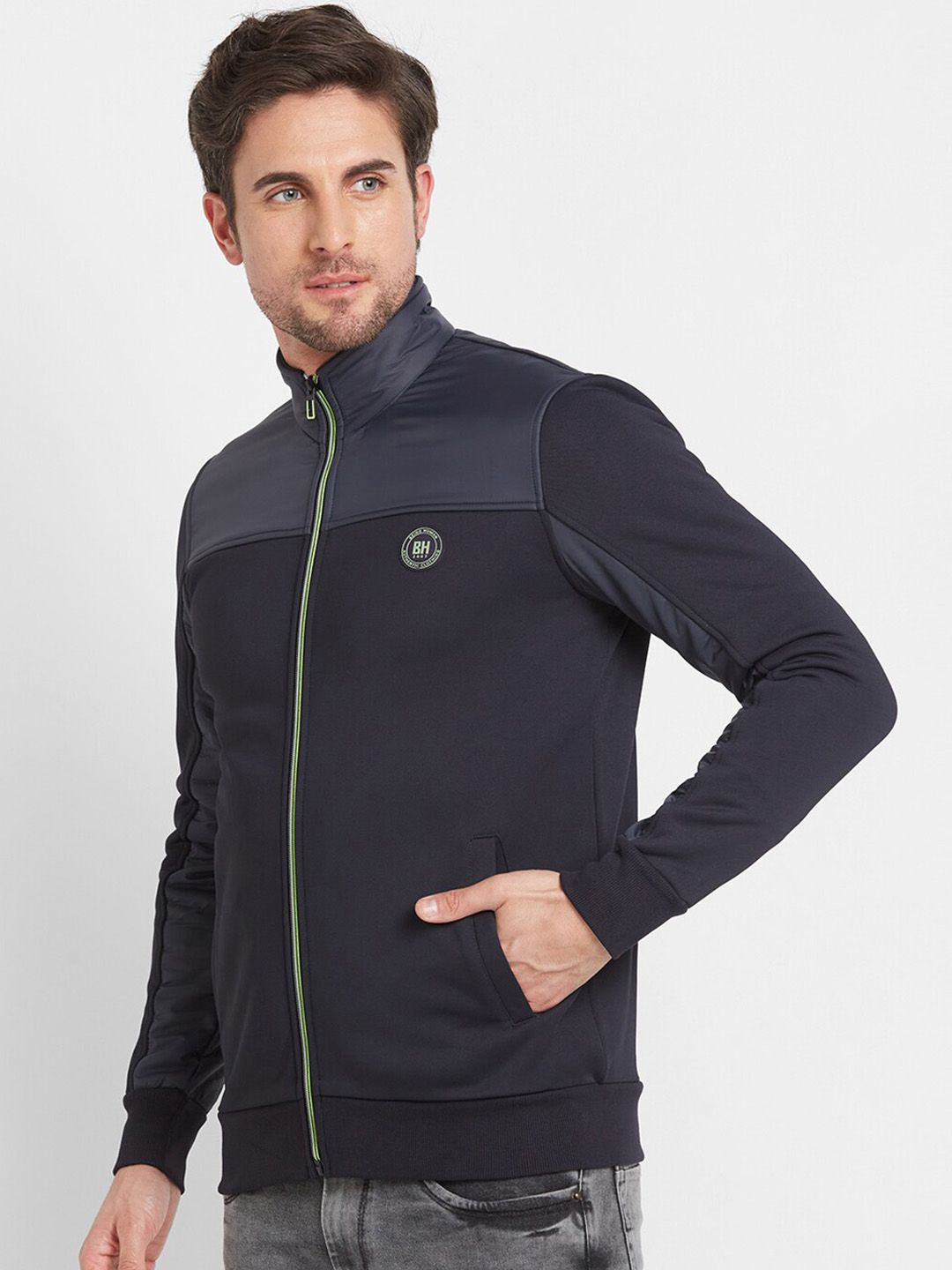 Being Human Mock Collar Bomber Jacket