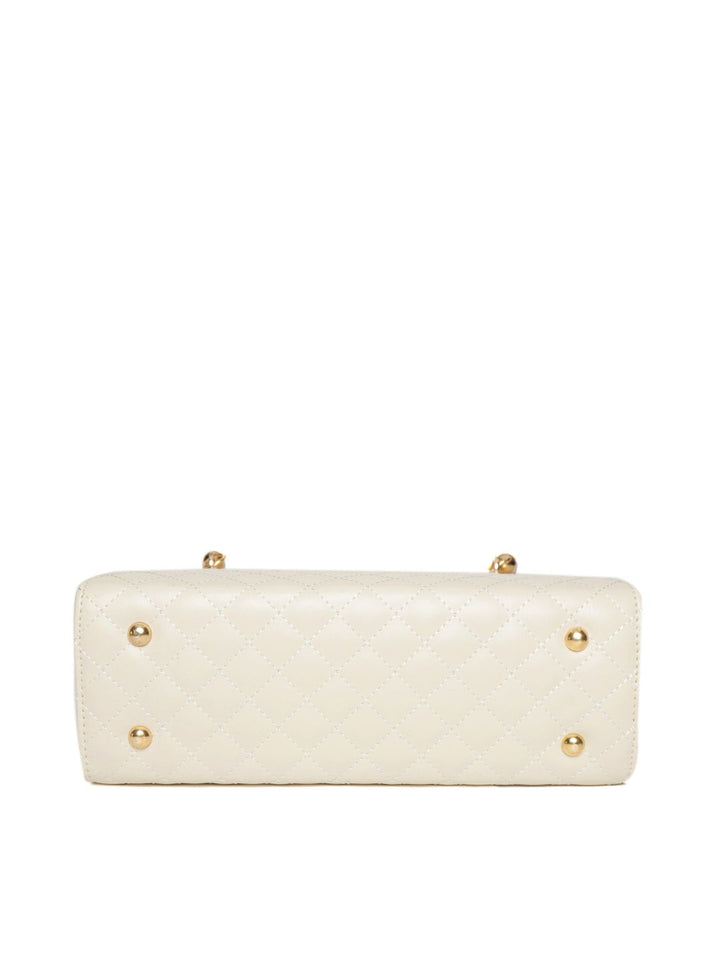 Lino Perros Off-White Quilted Handheld Bag