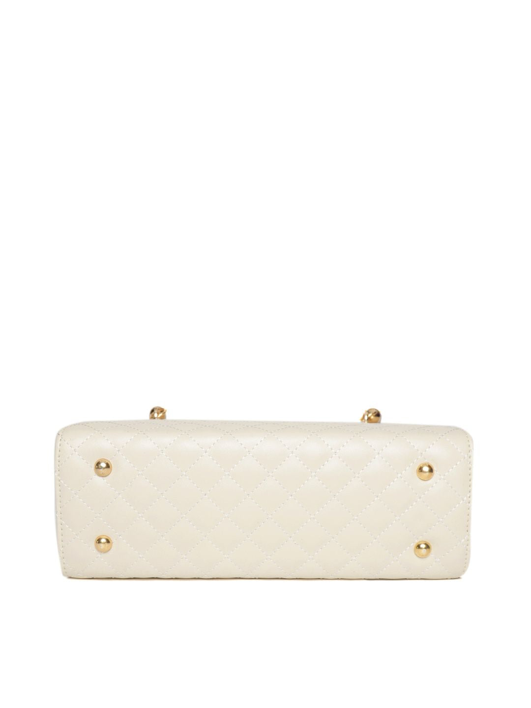 Lino Perros Off-White Quilted Handheld Bag