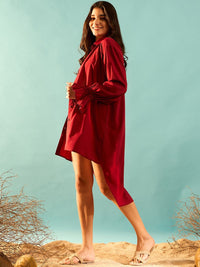Berrylush  Halter Neck Top Long Sleeve Top & Shirt and Shorts