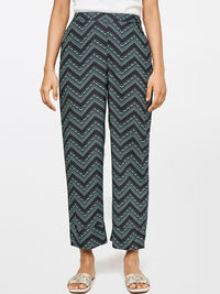 Global Desi Women Printed Loose Fit Trousers