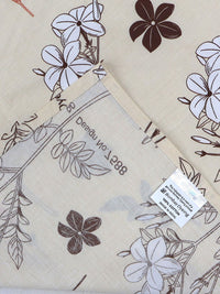 BOMBAY DYEING Brown Vintage Printed Pure Cotton 180 TC  Bedsheet Set 1.52 m X 2.28 m