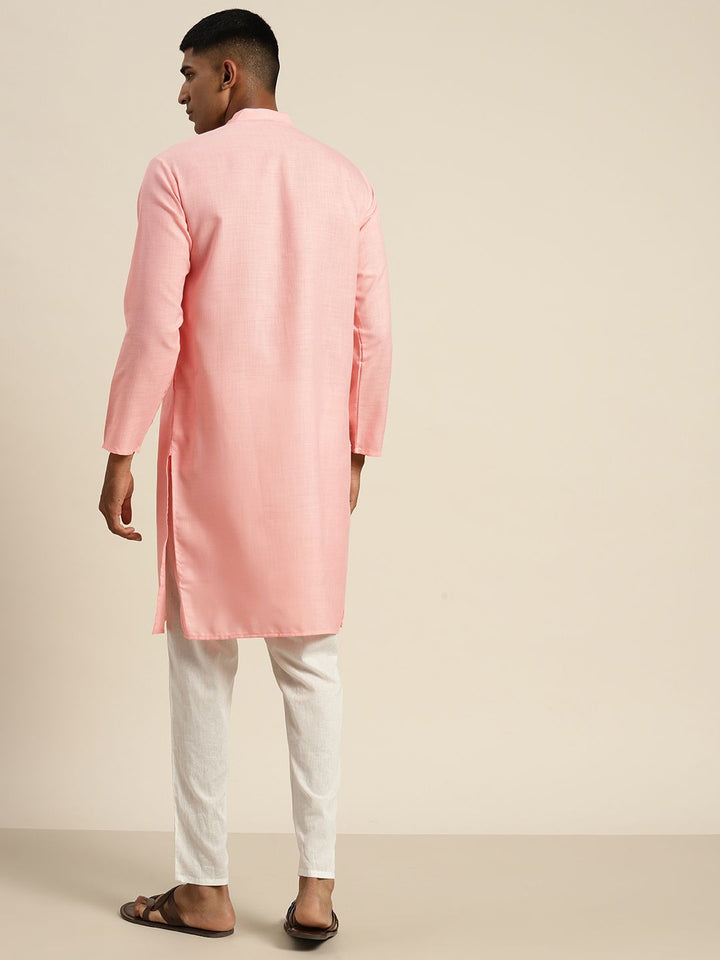 SOJANYA Mandarin Collar Pastel Kurta