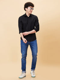Being Human Spread Collar Slim Fit Casual Shirt