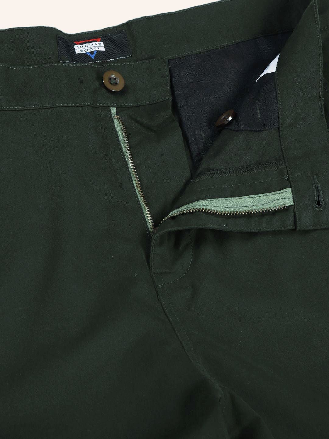Thomas Scott Men Smart Parachute Pure Cotton Cargo Trouser