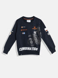 Monte Carlo Boys Cotton Graphic & Typography Printed Sweatshirt