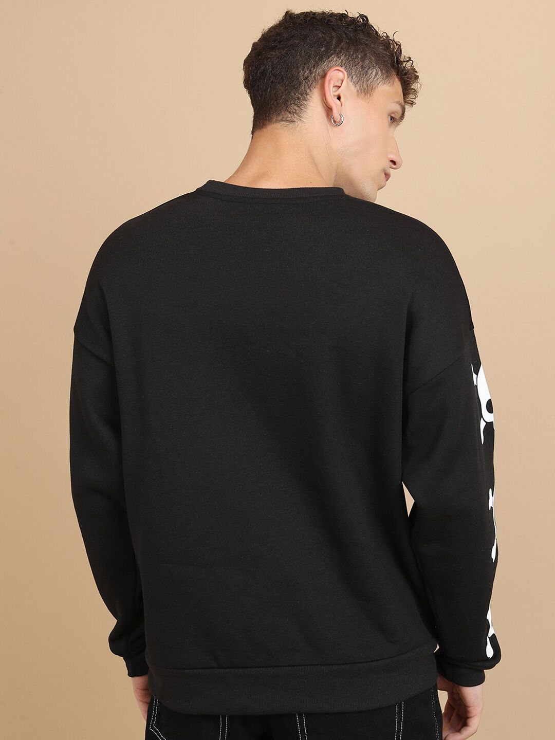 HIGHLANDER Graphic Printed Oversized Pullover Sweatshirt