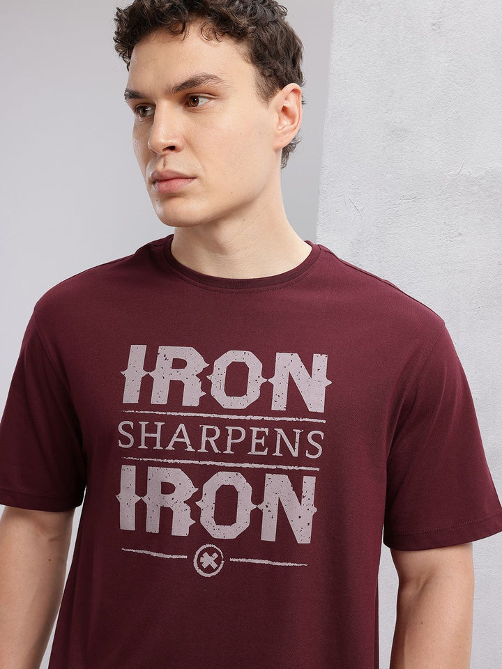 HRX by Hrithik Roshan Typography Print Training T-shirt