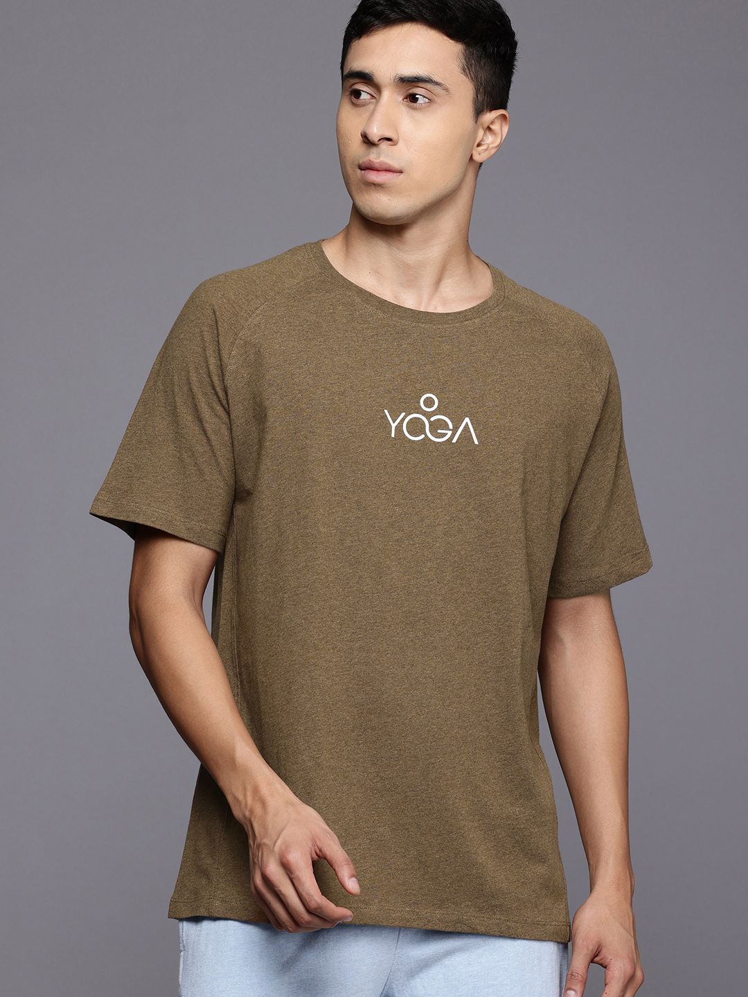 HRX by Hrithik Roshan Pure Cotton Yoga T-shirt