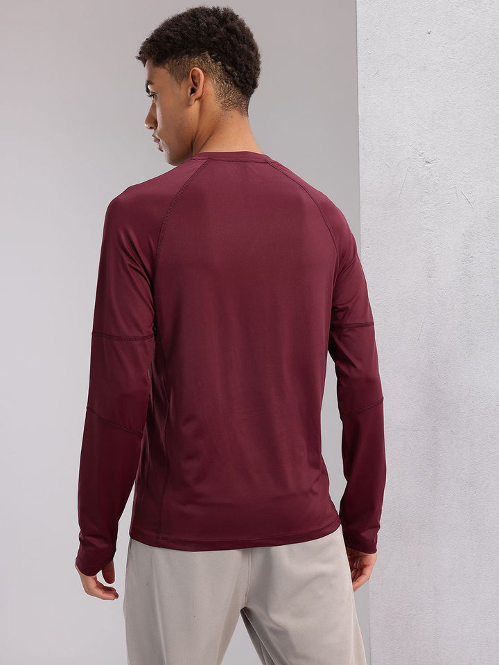 HRX by Hrithik Roshan Printed Raglan Sleeves Training  T-shirt