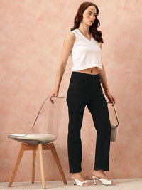 all about you Women Mid-Rise Stretchable Straight Fit Jeans