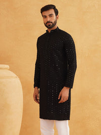 SOJANYA EThnic Motif Embroidered Pure Cotton Straight Kurta