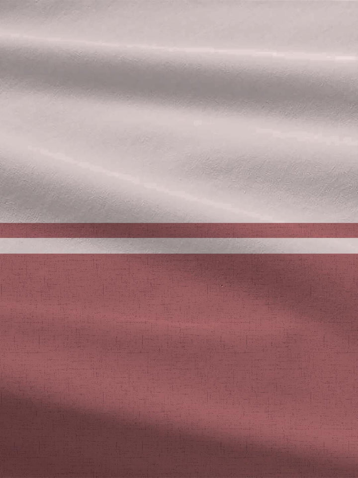 MYTRIDENT Delicate Blush Urban Comfort Flat 144TC Queen Cotton Bedsheet Set