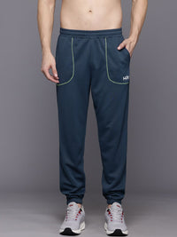 HRX by Hrithik Roshan Men Brand Logo Printed Detail Mid-Rise Rapid-Dry Training Joggers