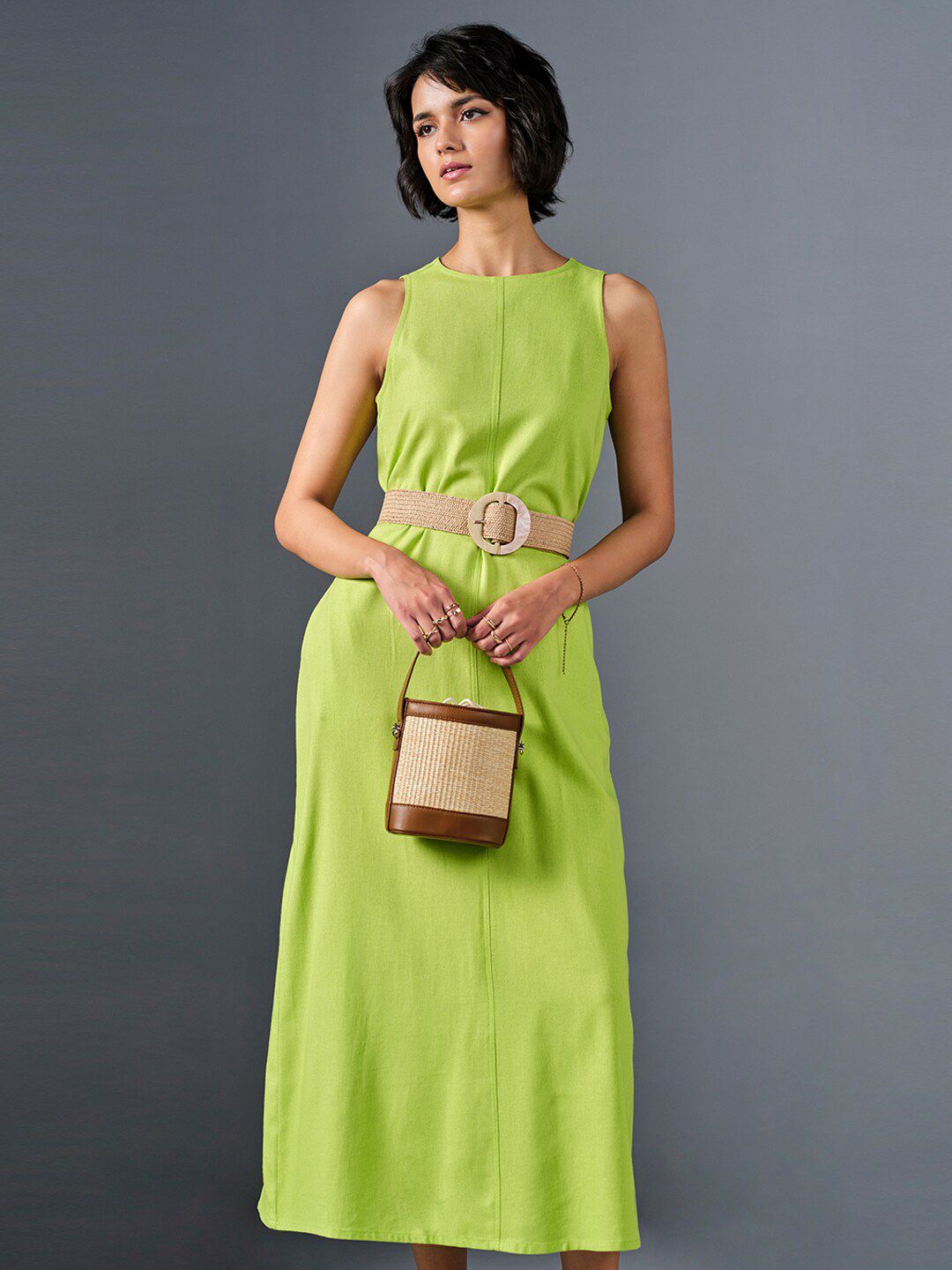 AND Straight Sleeveless Maxi Dress