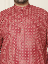 SOJANYA PLUS Motif Etnik Bercetak Kurta