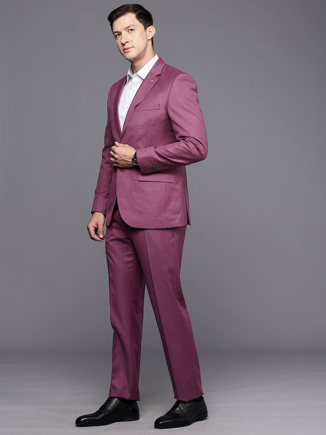 Raymond Diri Reka Bentuk Kontemporari Sesuai Single Breasted 2-Piece Formal Suit