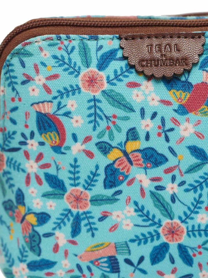 TEAL BY CHUMBAK Floral Printed Swagger Sling Bag