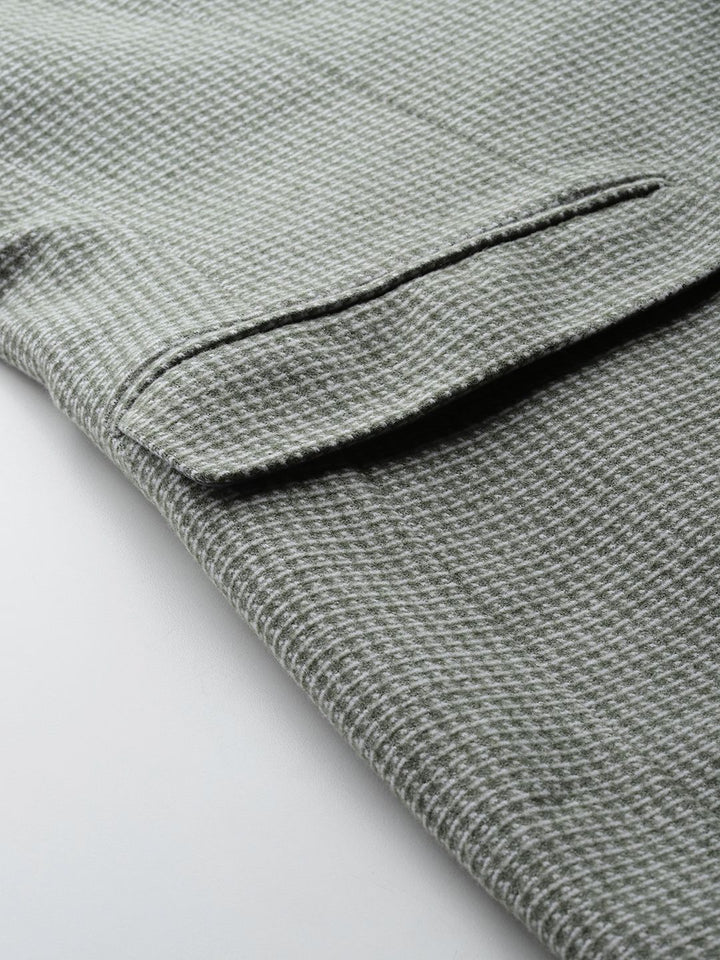 Park Avenue Woven Design Super Slim Fit Blazer