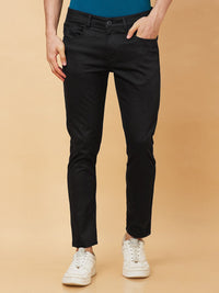 Menjadi Lelaki Manusia Mid Rise Pepejal Pepejal Fit Chinos Seluar