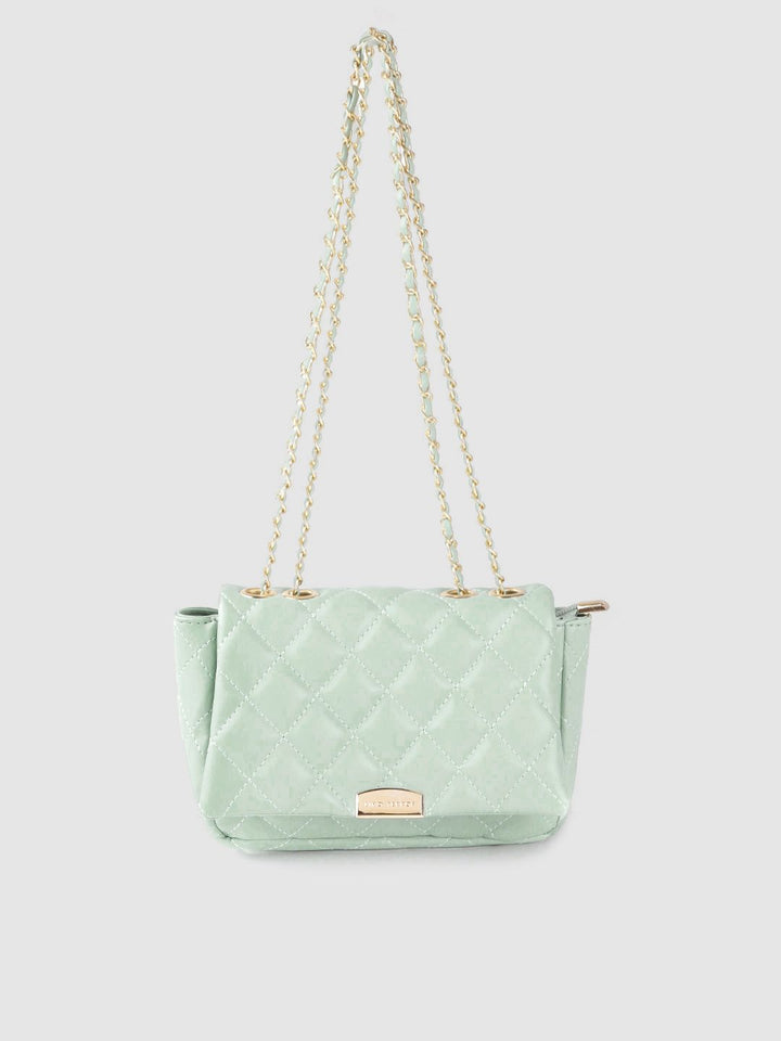 Lino Perros Green Quilted Shoulder Bag