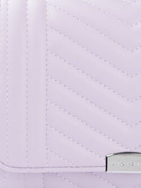 Lino Perros Women Lavender Quilted Structured Shoulder Bag