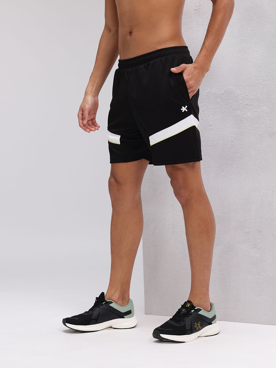 HRX by Hrithik Roshan Men Rapid Dry Striped Running Shorts