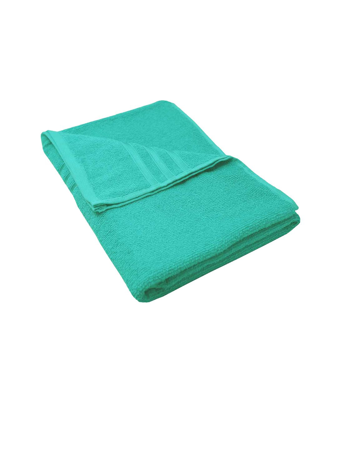 MYTRIDENT Green 400GSM Pure-Cotton Bath Towel