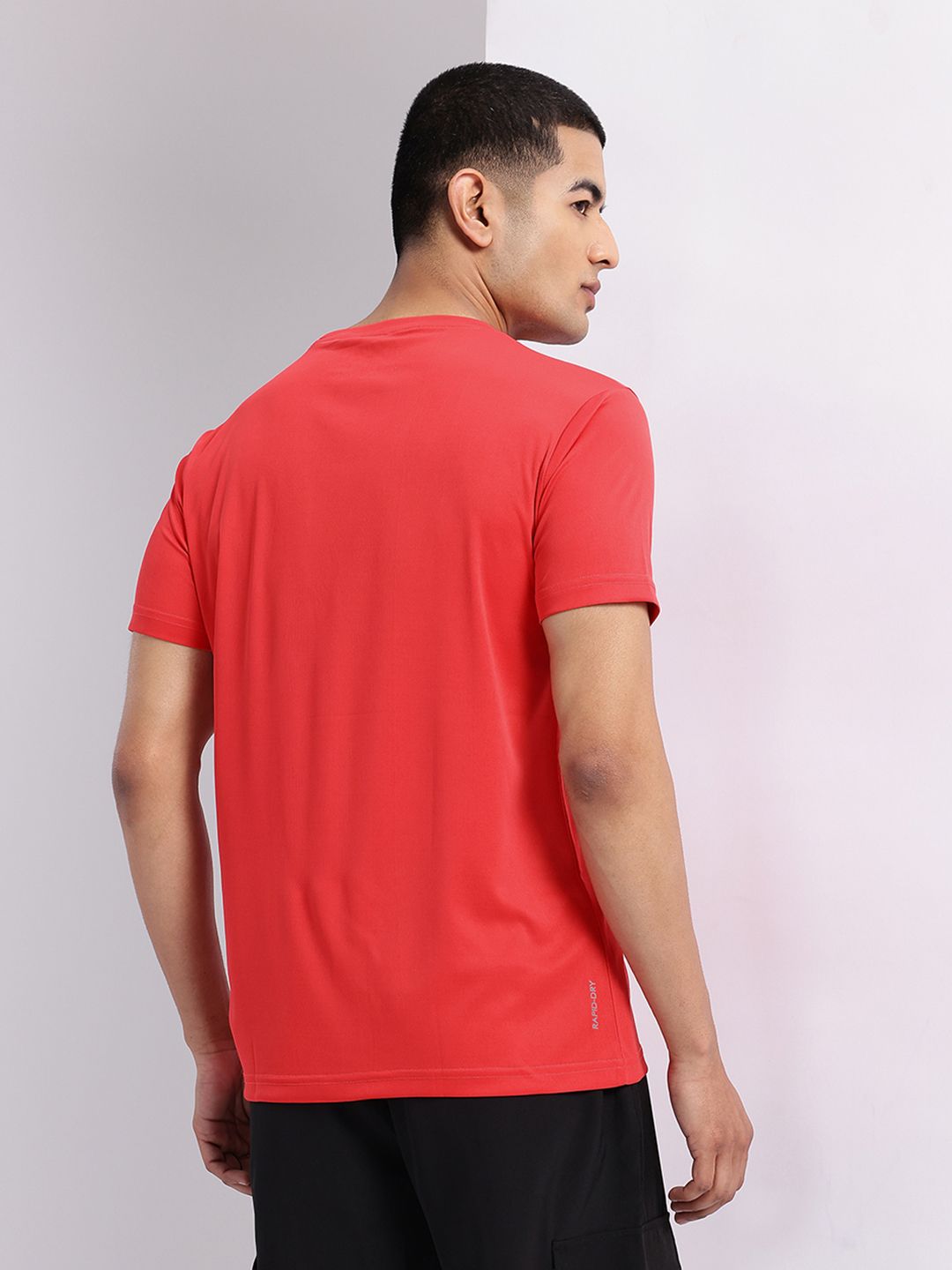 HRX by Hrithik Roshan Typography Printed Rapid-Dry Training T-shirt