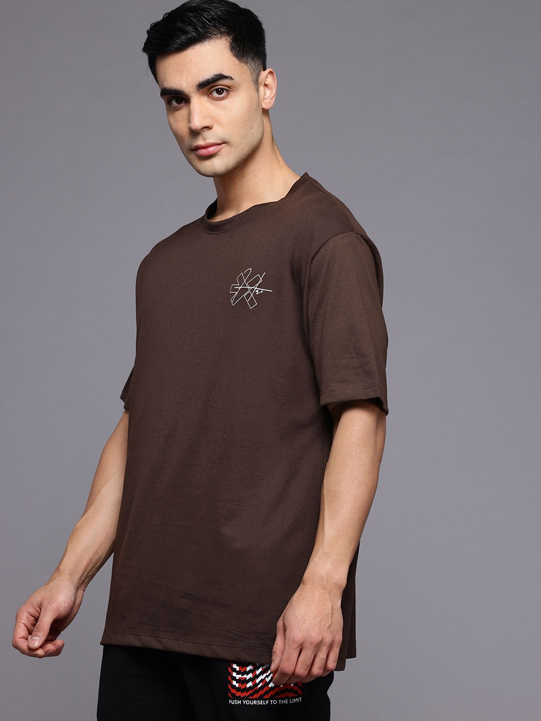 HRX by Hrithik Roshan  Brand Logo Detail T-shirt