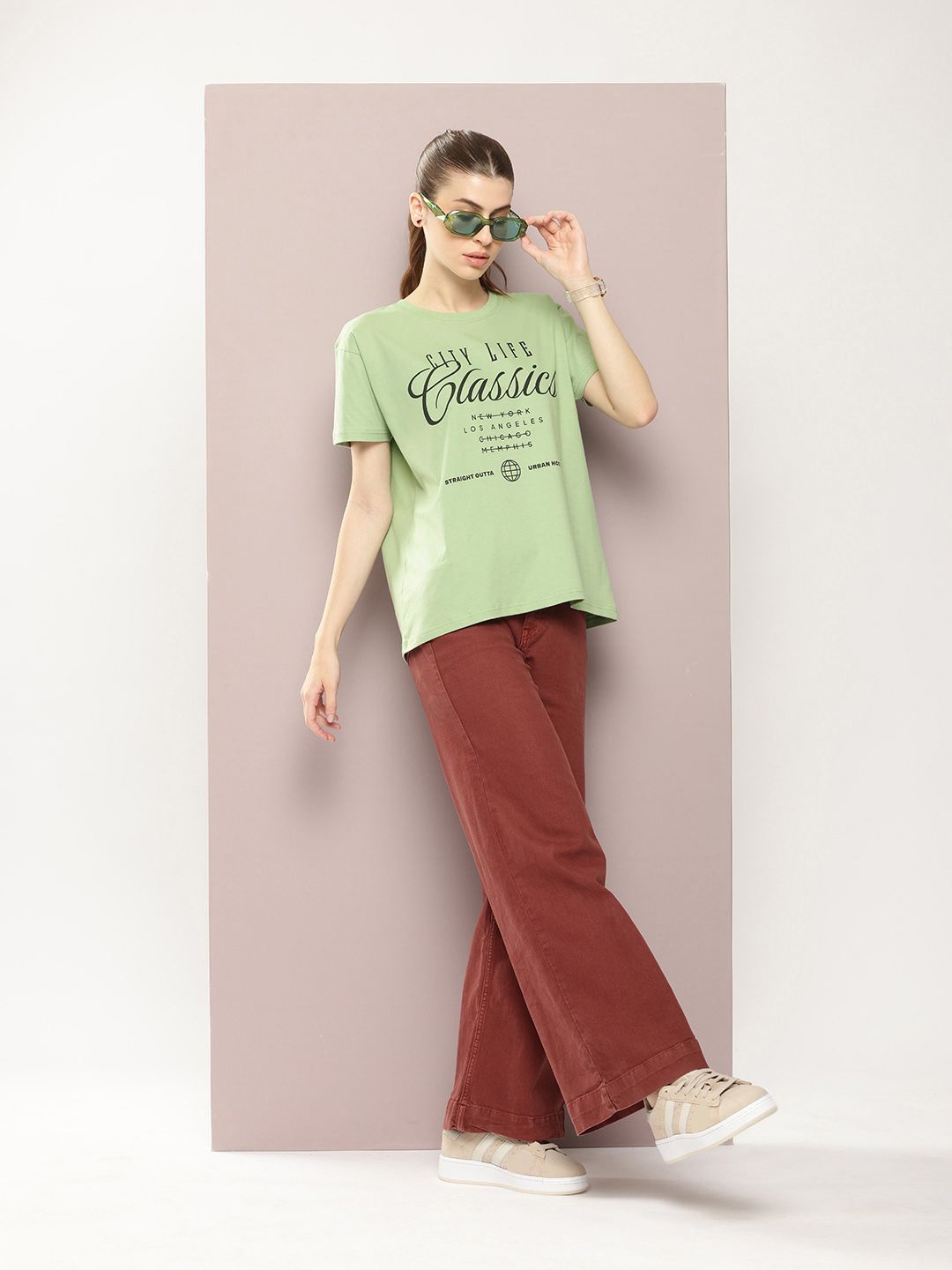 DILLINGER Typography Printed Pure Cotton Boxy T-shirt